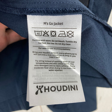 【Men's S ネイビー系】 Houdini ( フーディニ ) ゴー ジャケット Go Jacket リップストップ 2WAYストレッチ ポリエステル ウェア トップス アウター ジャケット ソフトシェル z00061234  ソフトシェル アウター ジャケット