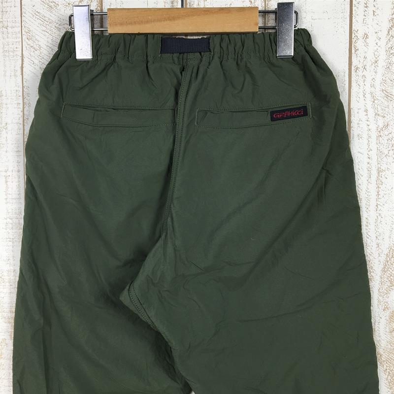 [Unisex XS Green] Gramicci Nylon Fleece Truck Pants GUP-20F009 Unisex Fleece Long Pants Bottoms Wear