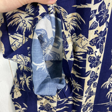 【Unisex M ネイビー系】 Paradice Bay（パラダイスベイ） アロハシャツ レーヨン ウェア トップス インナー シャツ ショートスリーブシャツ  z00055543   ショートスリーブシャツ インナー シャツ トップス ウェア