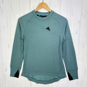 【Women's XS ブルー系】 Klattermusen ( クレッタルムーセン ) フーゲ クルー Fuge Crew ポリエステル ウェア トップス インナー シャツ ロングスリーブTシャツ クルーネック ウール z00058167 ウール ロングスリーブTシ
