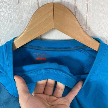 【Men's M ブルー系】 La Sportiva ( ラ・スポルティバ ) クリンティーク ティーシャツ Climbique T-Shirt オーガニックコットン ウェア トップス インナー シャツ ショートスリーブTシャツ クルーネック コットン z0005