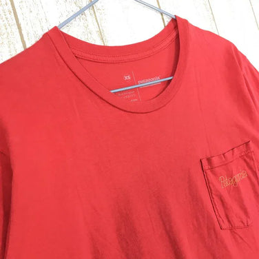 【Men's XS レッド系】 Patagonia ( パタゴニア ) オートパドリング ポケット Tシャツ オーガニックコットン アメリカ製 生産終了モデル 入手困難 International Men's コットン ショートスリーブTシャツ クルーネック イン - 【公式】2ndGEAR（セカンドギア）Webショップ【登山用品・アウトドア用品専門 買取販売店】