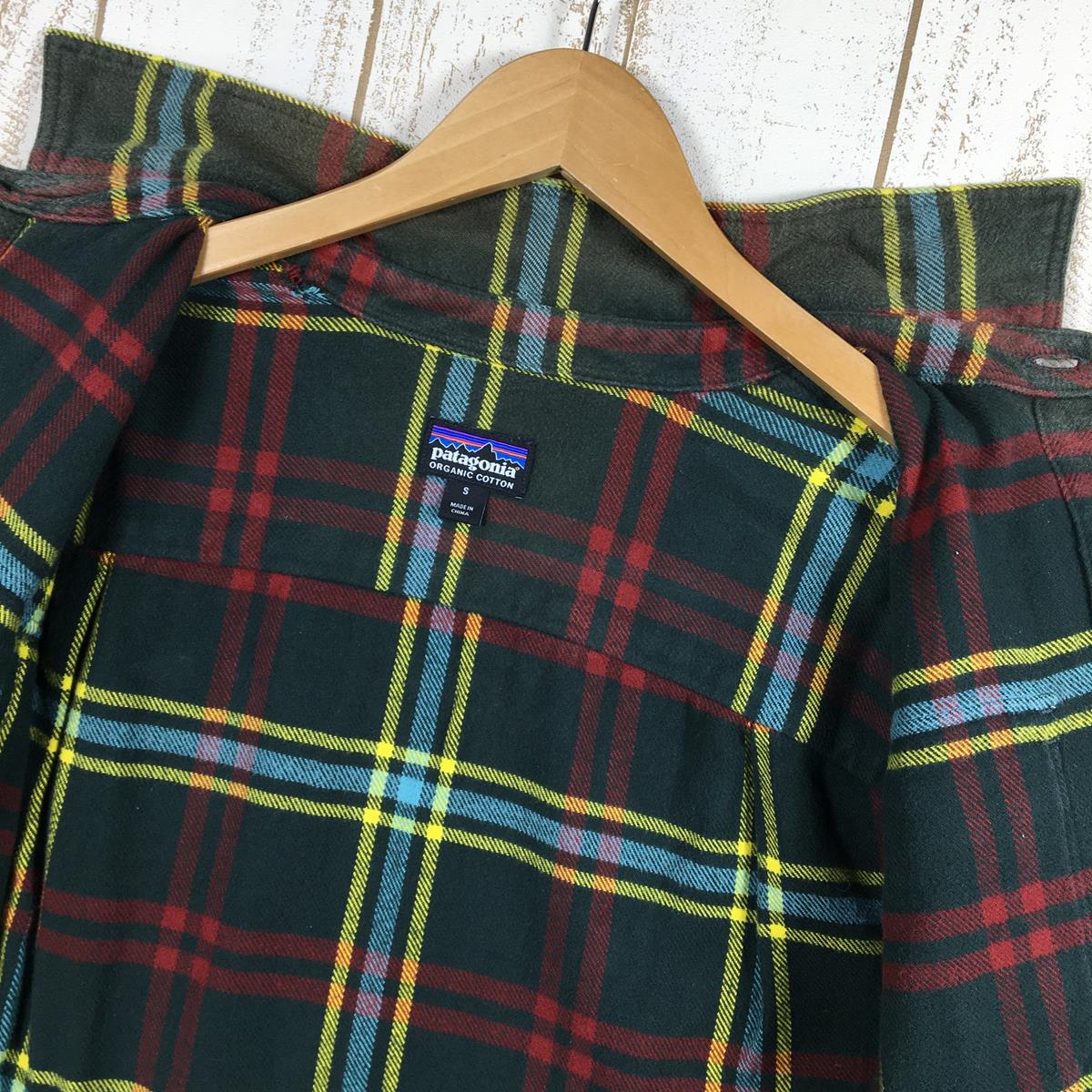 【Men's S グリーン系】 Patagonia ( パタゴニア ) フィヨルド フランネル シャツ Fjord Flannel Shirt アジアンフィット ネルシャツ 生産終了モデル 入手困難 54130 Asian Men's  コットン ロングスリーブシャ