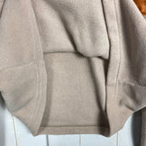 [儿童 XXL 米色] 2022 Patagonia Microdini 1/2 拉链抓绒套头衫，涤纶，外套，夹克，抓绒，z00