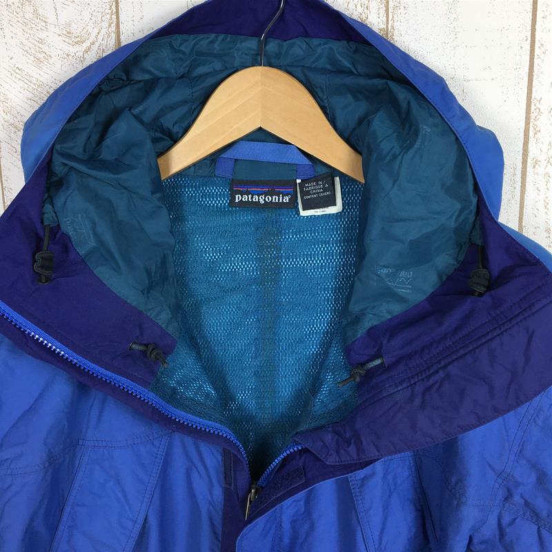 [Men's M Blue] Patagonia 1994 Guide Shell Mountain Parka Jacket Hoodie Snow Free Tag Heron Blue Hard to Find 85030 International Men's Heron Blue