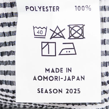 Men's Large Gray Ridge Mountain Gear Basic Short Sleeve Shirt Stripe Gray/White Polyester Top