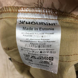 【Men's S ベージュ系】Houdini ( フーディニ ) アクション ツイル パンツ Action Twill Pants ストレッチ International Men's 化繊 ロングパンツ ボトムス ウェア - 【公式】2ndGEAR（セカンドギア）Webショップ【登山用品・アウトドア用品専門 買取販売店】