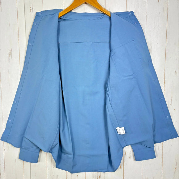 【Men's XL ブルー系】 Ridge Mountain Gear ( リッジマウンテンギア ) メリノ ベーシック ロングスリーブ シャツ Merino Basic Long Sleeve Shirt Glacier Blue z00058939 Glacie