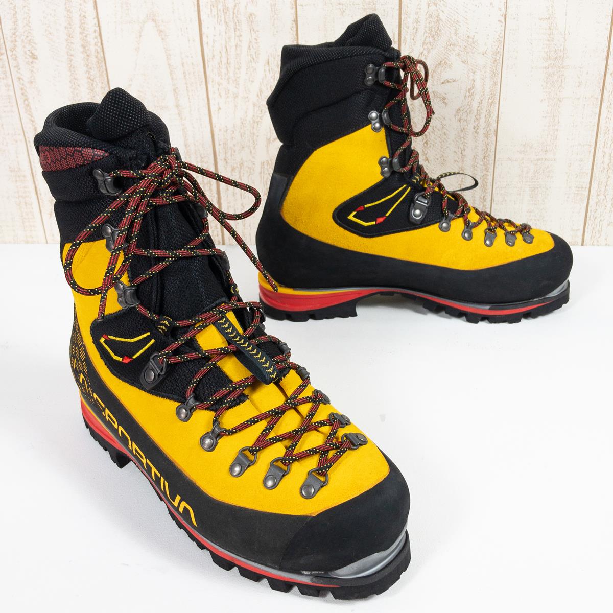 【Men's 27.3cm イエロー系】 La Sportiva ( ラ・スポルティバ ) ネパール キューブ Gtx Nepal Cube Gtx 厳冬期用 ワンタッチアイゼン対応 マウンテニアリング ブーツ 21K Men's  厳冬期用アルパインブーツ フットウェア