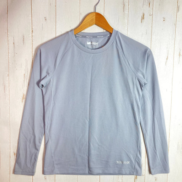 【Women's S グレー系】 Marmot ( マーモット ) クライム スキン ロング スリーブ クルー Climb Skin Long Sleeve Crew ライトグレー / LGY ポリエステル ウェア トップス インナー シャツ ロングスリーブTシャツ - 【公式】2ndGEAR（セカンドギア）Webショップ【登山用品・アウトドア用品専門 買取販売店】