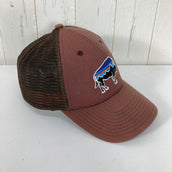 【OneSize ブラウン系】 Patagonia ( パタゴニア ) フィッツ ロイ バイソン ロープロ トラッカー ハット Fitz Roy Bison Lopro Trucker Hat オーガニックコットン ウェア ウェア小物 ヘッドウェア キャップ z00