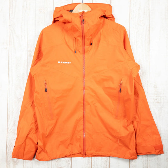 【Men's M オレンジ系】 Mammut ( マムート ) クレーターライト ハードシェル フードジャケット Crater Light HS Hooded Jacket ナイロン 1010-29550 Asian Men's GORE-TEX Paclite P - 【公式】2ndGEAR（セカンドギア）Webショップ【登山用品・アウトドア用品専門 買取販売店】