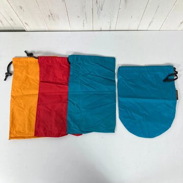 【OneSize イエロー系】 Bailess ( バイレス ) スタッフバッグセット 4枚セット バッグ ストレージ パッキングサック スタッフサック インナーポーチ z00055738  スタッフサック インナーポーチ パッキングサック バッグ ストレージ - 0