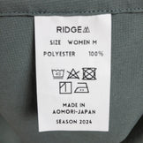 【Women's M グリーン系】 Ridge Mountain Gear ( リッジマウンテンギア ) ベーシック ロングスリーブ シャツ Basic Long sleeve Shirt ポリエステル Asian Women's セージグリーン | Sage Gree - 【公式】2ndGEAR（セカンドギア）Webショップ【登山用品・アウトドア用品専門 買取販売店】
