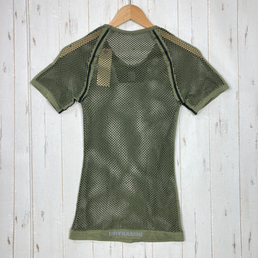【Men's S/M グリーン系】 Millet ( ミレー ) ドライナミック メッシュ ショートスリーブ DRYNAMIC MESH SHORT SLEEVE ポリプロピレン ウェア トップス インナー シャツ ショートスリーブTシャツ クルーネック 化繊 z000
