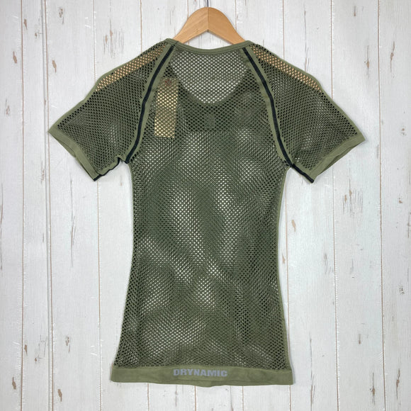 【Men's S/M グリーン系】 Millet ( ミレー ) ドライナミック メッシュ ショートスリーブ DRYNAMIC MESH SHORT SLEEVE ポリプロピレン ウェア トップス インナー シャツ ショートスリーブTシャツ クルーネック 化繊 z000