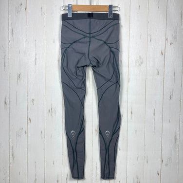 男士黑色C3Fit支撑长款紧身裤，尼龙材质，z00054291