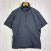 【Unisex S ブラック系】 Houdini ( フーディニ ) オール ウェザー ティー ネック All Weather T-Neck 化繊ダウン ウェア トップス アウター ジャケット 化繊インサレーション プリマロフト・ゴールド・インサレーション・アクティブ