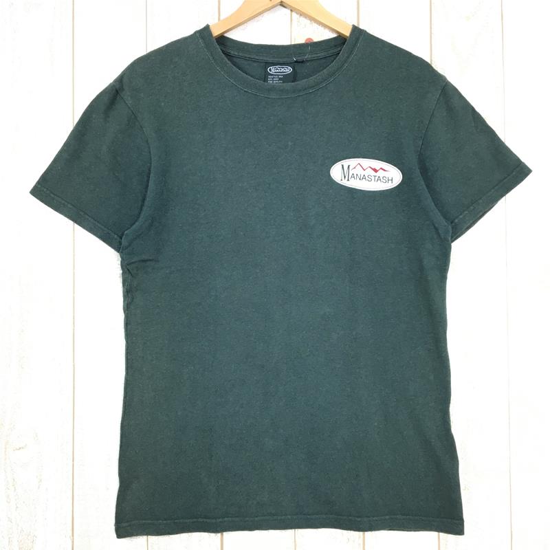 【Men's M グリーン系】 Manastash ( マナスタッシュ ) ヘンプ コットン Tシャツ Hemp Cotton T-Shirt Men's  コットン ショートスリーブTシャツ クルーネック インナー シャツ トップス ウェア