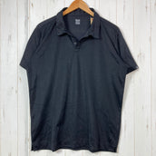 【Men's XL ブラック系】 Millet ( ミレー ) リサイクル フィッシング ネット ポロ Recycled Fishing Net Polo ポリエステル ウェア トップス インナー シャツ ショートスリーブシャツ 化繊 z00058904  化繊 ショ