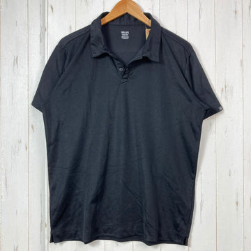 【Men's XL ブラック系】 Millet ( ミレー ) リサイクル フィッシング ネット ポロ Recycled Fishing Net Polo ポリエステル ウェア トップス インナー シャツ ショートスリーブシャツ 化繊 z00058904  化繊 ショ - 0