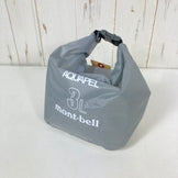 【OneSize グレー系】 Montbell ( モンベル ) アクアペル スタッフ バッグ 3L Aqua Pell Stuff Bag 3L ナイロン バッグ ストレージ パッキングサック スタッフサック インナーポーチ z00059574  スタッフサック