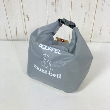 【OneSize グレー系】 Montbell ( モンベル ) アクアペル スタッフ バッグ 3L Aqua Pell Stuff Bag 3L ナイロン バッグ ストレージ パッキングサック スタッフサック インナーポーチ z00059574  スタッフサック