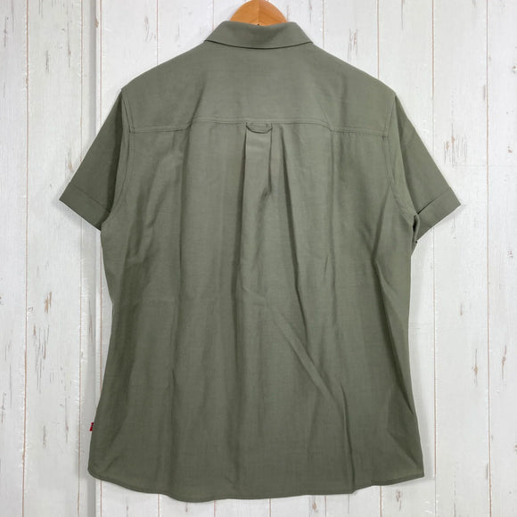 【Men's M グリーン系】 Aclima ( アクリマ ) レジャーウール ウーヴェン ショートスリーブ シャツ LEISUREWOOL WOVEN SHORT SLEEVE SHIRT 105980 25 Ranger Green z00058205 25 R