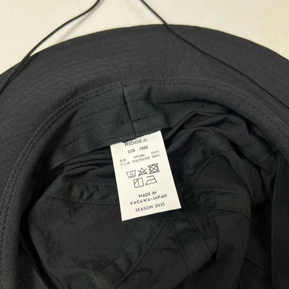 【OneSize ブラック系】 Ridge Mountain Gear ( リッジマウンテンギア ) フィールドハット Field Hat Abyss Black ナイロン ウェア ウェア小物 ヘッドウェア ハット z00053684 Abyss Black ハット