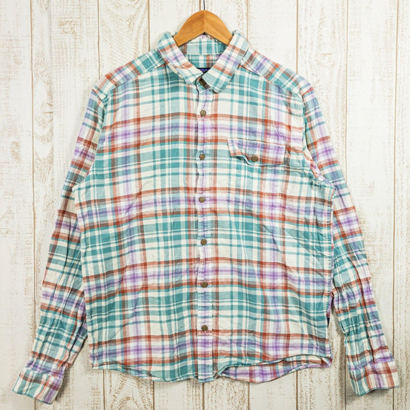 【Men's M レッド系】 2018 Patagonia ( パタゴニア ) ライトウェイトフィヨルド フランネルシャツ LW Fjord Flannel Shirt ROOB 入手困難 オーガニックコットン ウェア トップス インナー シャツ ロングスリーブシ - 【公式】2ndGEAR（セカンドギア）Webショップ【登山用品・アウトドア用品専門 買取販売店】