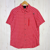 【Men's M レッド系】 Millet ( ミレー ) ミジャム ショートスリーブ シャツ Mijum Short Sleeve Shirt ナイロン ウェア トップス インナー シャツ ショートスリーブシャツ 化繊 z00057536  化繊 ショートスリー