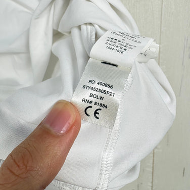 【Women's S ホワイト系】 2021 Patagonia ( パタゴニア ) キャプリーン クール デイリー グラフィック シャツ Capilene Cool Daily Graphic Shirt BOLW / Boardshort Logo: White 吸