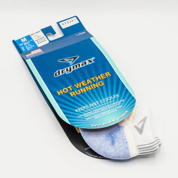 【24.5-26.5cm ホワイト系】 drymax（ドライマックス） ホットウェザーラン ミニクルー Hot Weather Running Mini Crew ウェア ウェア小物 ソックス 靴下 z00052975  ソックス 靴下 ウェア小物 ウェア