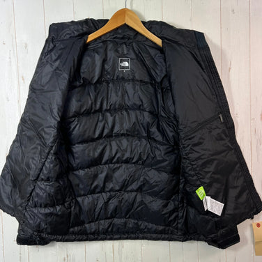 The North Face 男士 Zip-In Magne Aconcagua 羽绒服（黑色，小号）- 羽绒填充