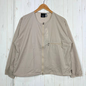 【Unisex S ベージュ系】 Axesquin ( アクシーズクイン ) モディファイド modified ヘリウム クルーネック ジャケット Helium Crew Neck Jacket 321061 LIGHT BEIGE z00058213 LIGHT B