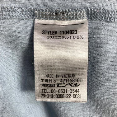 Montbell Wickron Fit Long Sleeve T-Shirt, Women's Size L, Blue. Polyester Crew Neck T-Shirt with Synthetic Fiber. Product Code: z0005407