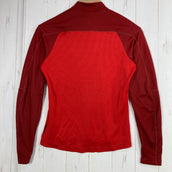【Women's S レッド系】 Montura ( モンチュラ ) ハーフジップ ロングスリーブティー Half Zip Long Sleeve Tee ポリエステル ウェア トップス インナー シャツ ロングスリーブシャツ 化繊 z00059345  化繊 ロング