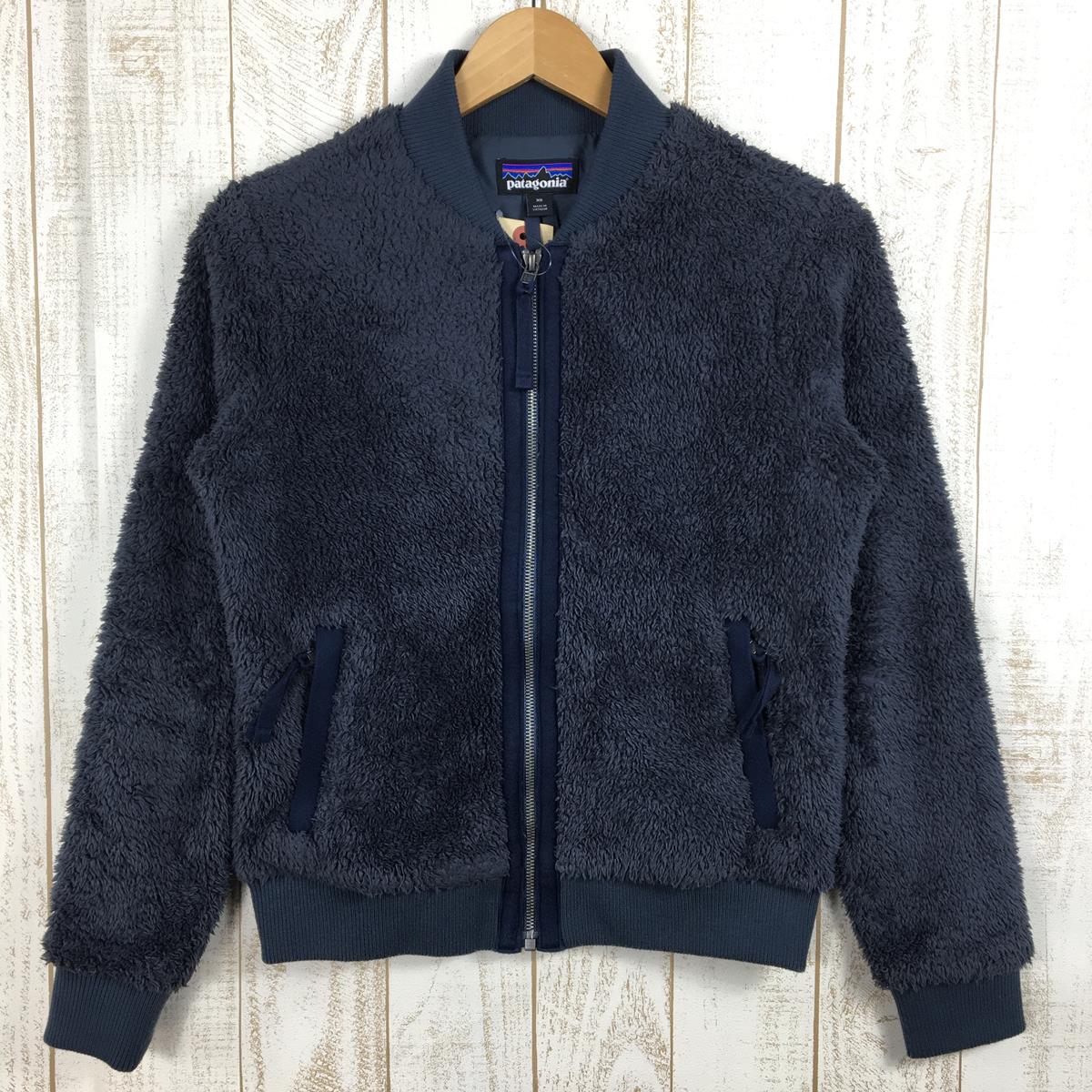 [Women's XS Navy] Patagonia Los Gatos Bomber Jacket Windproof Fleece Cardigan Discontinued Model Hard to Find 25240 International Women's S