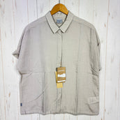 【Women's M アイボリー系】 Houdini ( フーディニ ) W's ツリー トップ W's Tree Top 860010 Sandstorm Light z00058244 Sandstorm Light 化繊 ショートスリーブシャツ インナー シャツ ト