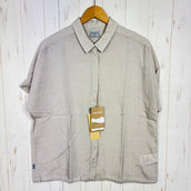 【Women's M アイボリー系】 Houdini ( フーディニ ) W's ツリー トップ W's Tree Top 860010 Sandstorm Light z00058244 Sandstorm Light 化繊 ショートスリーブシャツ インナー シャツ ト