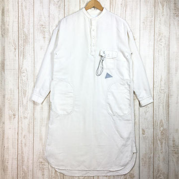 【Unisex XS アイボリー系】And Wander ( アンドワンダー ) サーモライト ネル チュニック Thermolite Nel Tunic フランネル シャツ 574-0283101 Unisex コットン ロングスリーブシャツ インナー シャツ トップス ウェア - 【公式】2ndGEAR（セカンドギア）Webショップ【登山用品・アウトドア用品専門 買取販売店】