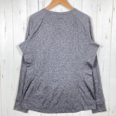 Teton Bros Vapor Long Sleeve Women's Size L (Gray) - Polyester Crew Neck T-Shirt, Synthetic Fabric, Long Sleeve, Shirt, Top, Undershirt, Long Sleeve, Size Z00054055