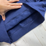 男女通用 XL 码 Yetina 海军蓝套头连帽衫，羊毛材质，上衣，内衣，连帽衫，z00053994