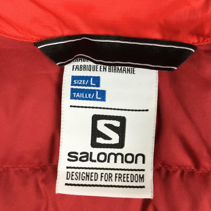 【男款L红色系列】Salomon Jp Halo羽绒服Jp Halo羽绒服700Fp Pertex L37628600男士羽绒保暖外套上衣