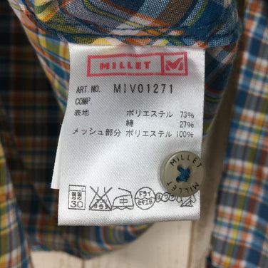 【Women's S ブルー系】Millet ( ミレー ) Ld クイックドライ ボネット ロングスリーブ シャツ Ld Qd Bonette Check Ls Shirt MIV01271 Women's コットン ロングスリーブシャツ インナー シャツ トップス ウェア - 【公式】2ndGEAR（セカンドギア）Webショップ【登山用品・アウトドア用品専門 買取販売店】