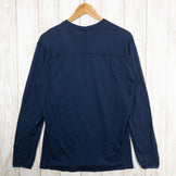 【Men's L ネイビー系】 Nanga ( ナンガ ) メリノウール インナー ロングスリーブ ティー Merino Wool Long Sleeve Tee メリノウール Asian Men's ウール ロングスリーブTシャツ クルーネック インナー シャツ - 【公式】2ndGEAR（セカンドギア）Webショップ【登山用品・アウトドア用品専門 買取販売店】