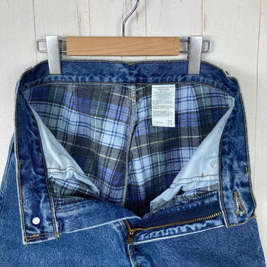 【Men's 30-30 ネイビー系】 Carhartt ( カーハート ) フランネル ラインド ジーンズ Frannel Lined Jeans DST（Dark Stonewash） 生産終了モデル 入手困難 コットン ウェア ボトムス ロングパンツ コットン z00