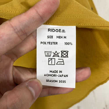 【Men's M イエロー系】 Ridge Mountain Gear ( リッジマウンテンギア ) ベーシック ロングスリーブ シャツ Basic Long Sleeve Shirt			 Rustic Mustard ポリエステル ウェア トップス インナー シ