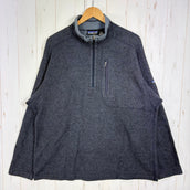 【Men's L グレー系】 2001 Patagonia ( パタゴニア ) オーバーランド プルオーバー Oberland Pullover 生産終了モデル 入手困難 ウール混 USA製 ハーフジップ ウェア トップス アウター ジャケット フリース z000
