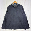 【Men's L グレー系】 2001 Patagonia ( パタゴニア ) オーバーランド プルオーバー Oberland Pullover 生産終了モデル 入手困難 ウール混 USA製 ハーフジップ ウェア トップス アウター ジャケット フリース z000-1